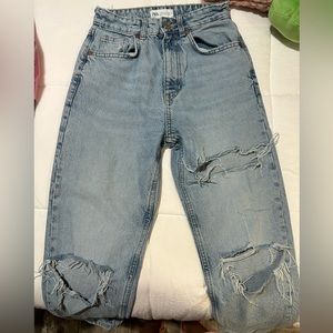 Zara mom jeans